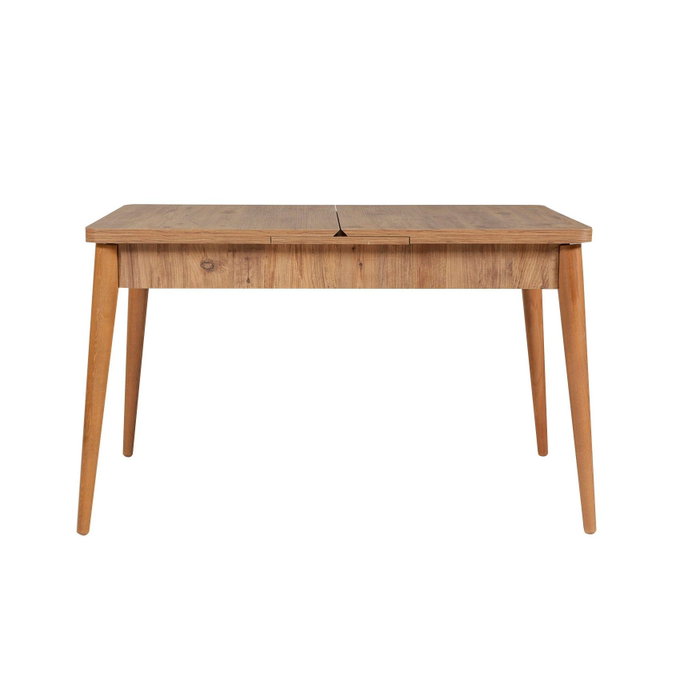 Hanah Home Vina 0701 Conjunto de Mesa de Comedor Extensible y Sillas, Pino Atlántico y Antracita Hanah Home Vina 0701 Conjunto de Mesa de Comedor Extensible y Sillas, Pino Atlántico y Antracita